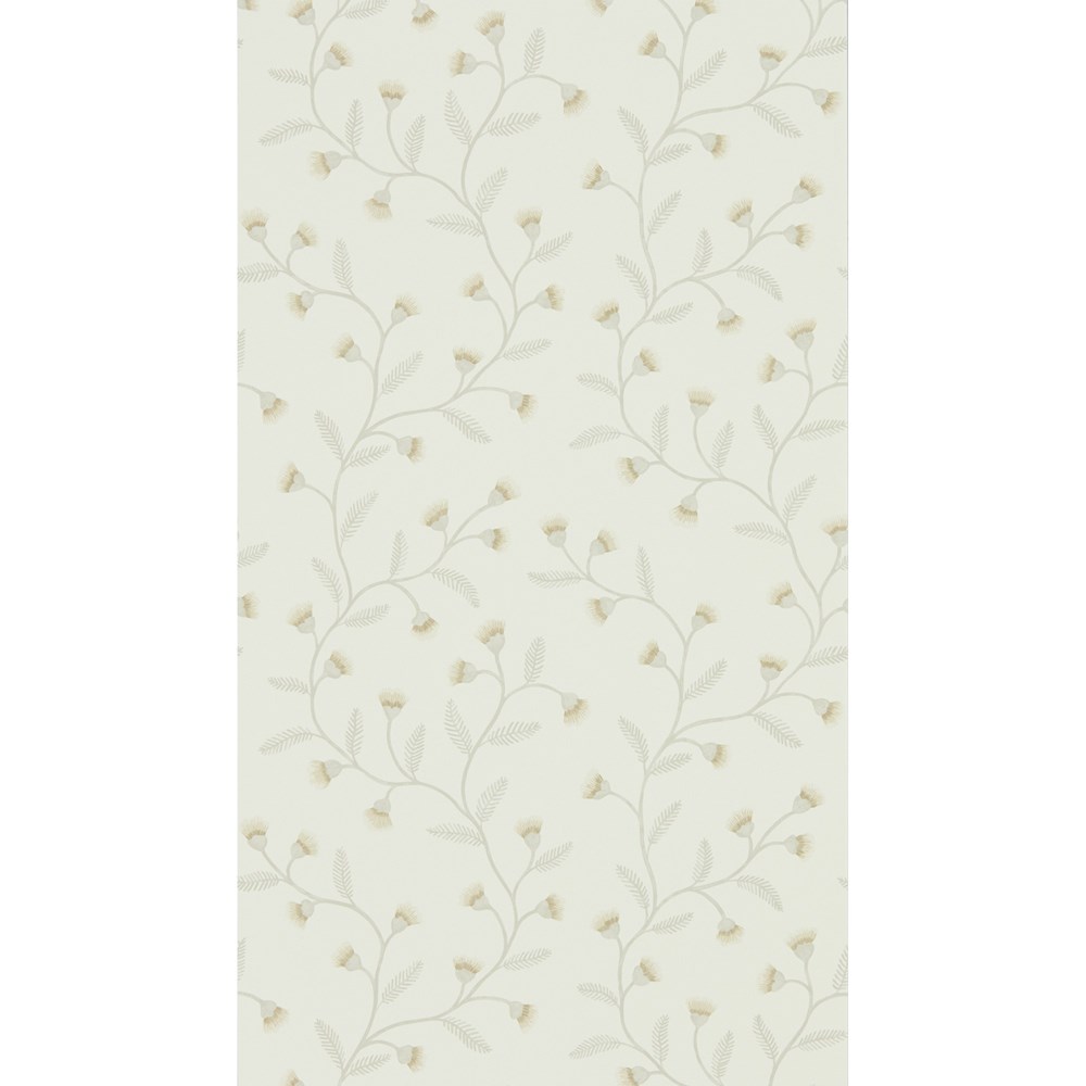 Everly Floral Wallpaper 216376 by Sanderson in Linen Beige